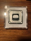 100g grams .999 Fine Silver Square Bar In Assay - Geiger Edelmetalle