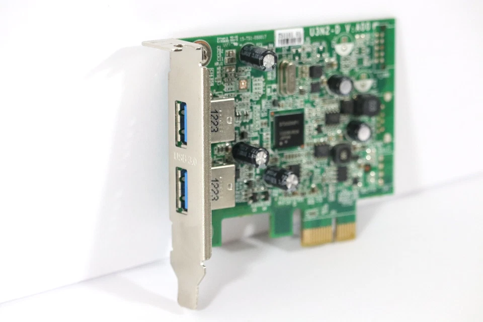 Dell 0FWGJ8 FWGJ8 USB 3.0 Dual-Port PCIe Low Profile Expansion Card U3N2-D - Image 2 of 4