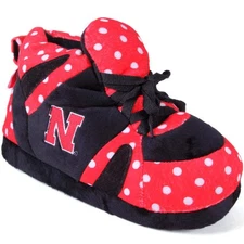 Nebraska Cornhuskers Comfy Feet Polka Dot Slippers