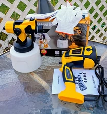 HVLP Paint Sprayer MAX:1000W Motor 1400ML / 40floz Capacity 4 Nozzles