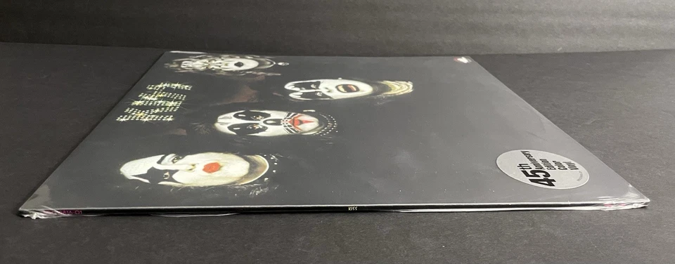 KISS ~ Self-Titled LP 45th Anniv. White & Black Color 180Gr Ltd Edition Sealed - Image 4 of 4