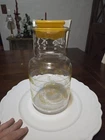 Vintage Pyrex Clear Lemonade Pitcher with Lid- 2 Quart Glass With Original Lid