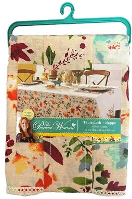 The Pioneer Women WILLOW 60"x 84"L Fabric Tablecloth