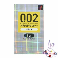 OKAMOTO Japan 0.02 L EX Polyurethane Gel Large Size 6pcs 002 Thin