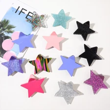 Large Shiny Five-Pointed Star HairClip Claw Women Acrylic Acetic Acid Shark Clip