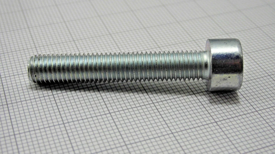 Vis M7 X 40 Mm 12 Pièces Inbus® 8,8 Voiture M7X40 - Vis Hexagonale Intérieure - Photo 2/4