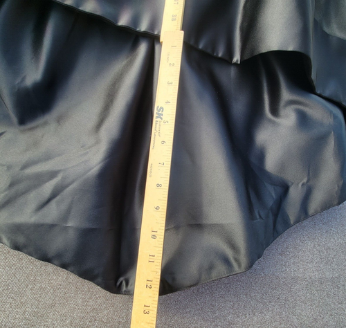 Vestido Formal Vintage Morton Myles Warrens XS/S* Medidas Negro Hi Lo *LEER* - Imagen 16 de 18