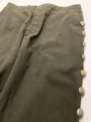 RARE VINTAGE MEXICAN CHARRO MARIACHI WESTERN COWBOY COIN WOOL PANTS 60'S? 34x28 - Picture 20 of 24