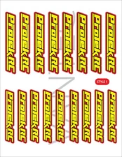 Protek RC Sticker Decal electric buggy cars truck Lipo Battery Servos