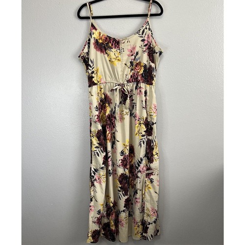 NEW! NYC Trends Women's XL Floral Maxi Long Sun Dress Feminine Boho Twee