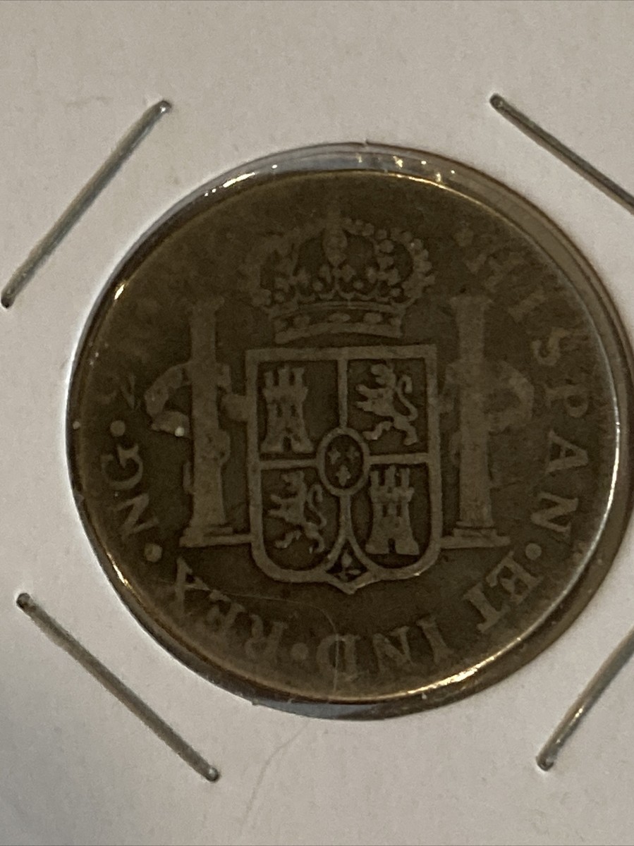 1787-Mo 2 REAL Charles III Spanish Silver Coin Mexico City