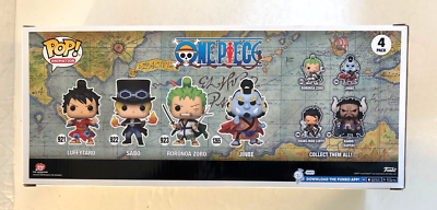 Funko Pop! Animation 4 Pack One Piece Luffytaro, Sabo, Roronoa