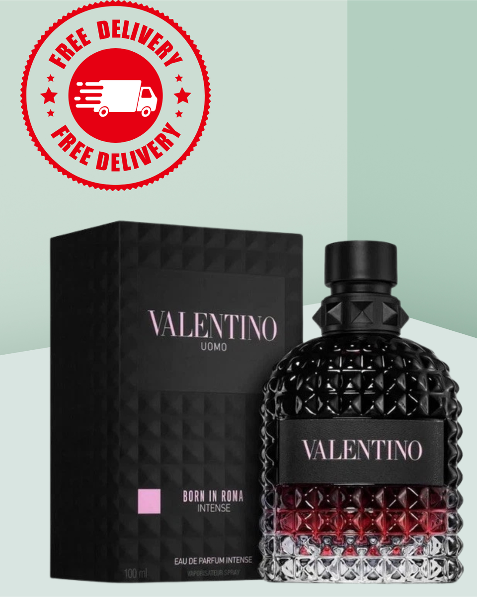 VALENTINO UOMO BORN IN ROMA INTENSE EAU DE PARFUM SPRAY 3.4 Oz