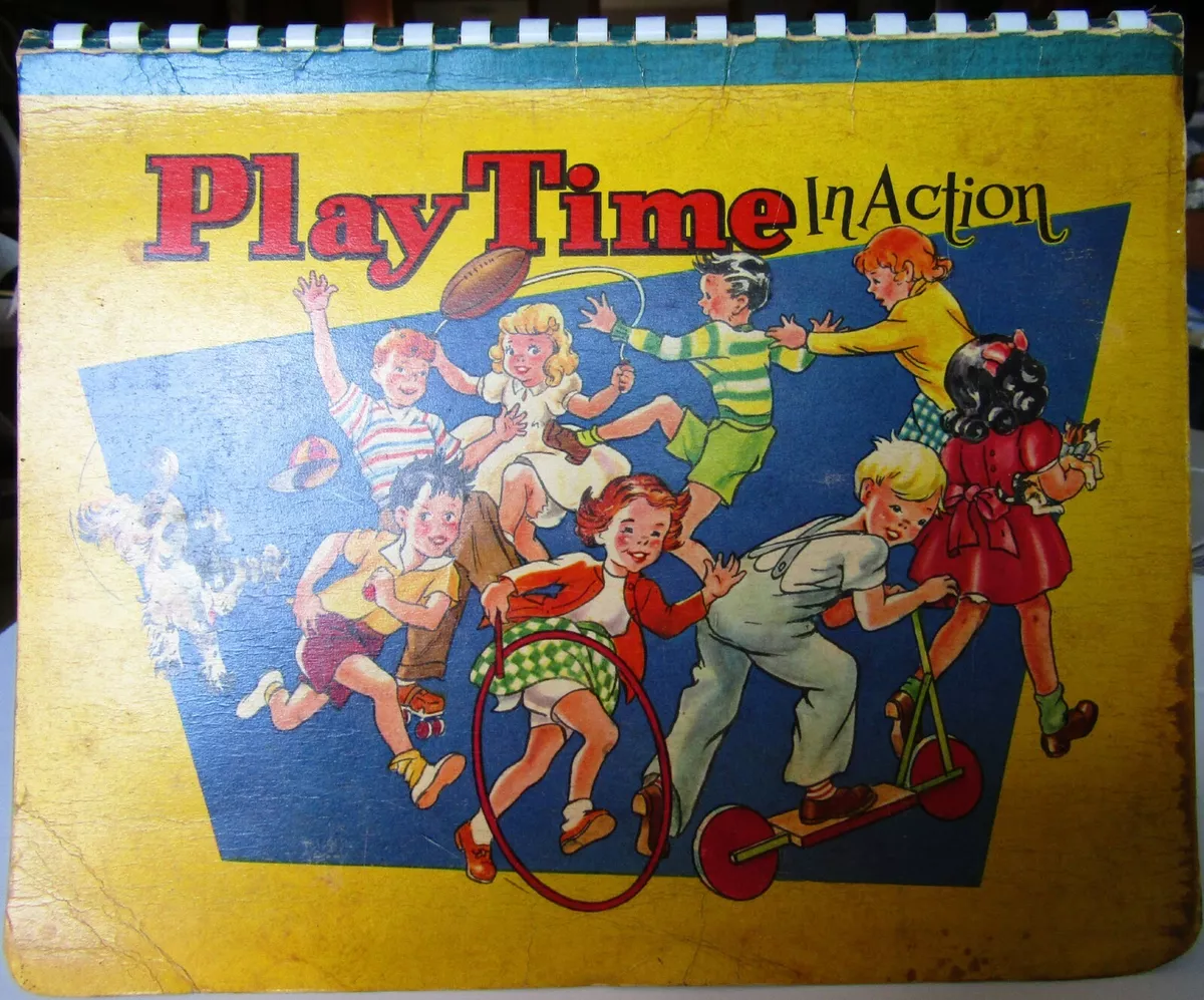 PLAY TIME IN ACTION 1949 Pop-Up Book