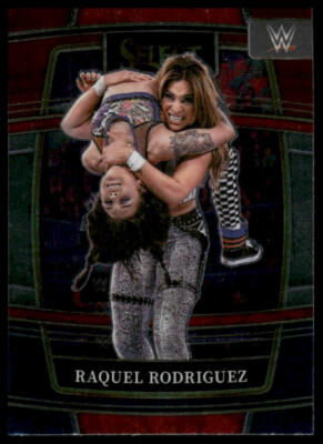2022 Panini Select WWE #6 Raquel Rodriguez Red and Blue