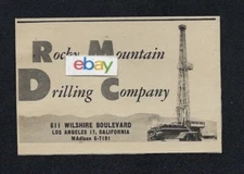 ROCKY MOUNTAIN DRILLING COMPANY 811 WILTSHIRE BLVD LOS ANGELES,CA 1957 AD