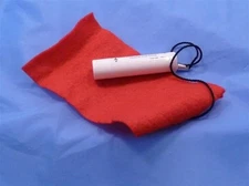 Red Clarinet Cleaning Felt bore Swab cloth & Cork Grease Soprano Bb(flat)