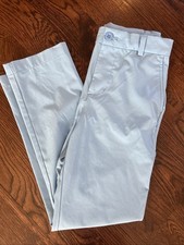 Vineyard Vines Boys Size 10 Performance Breaker Pants Golf Active Light Blue