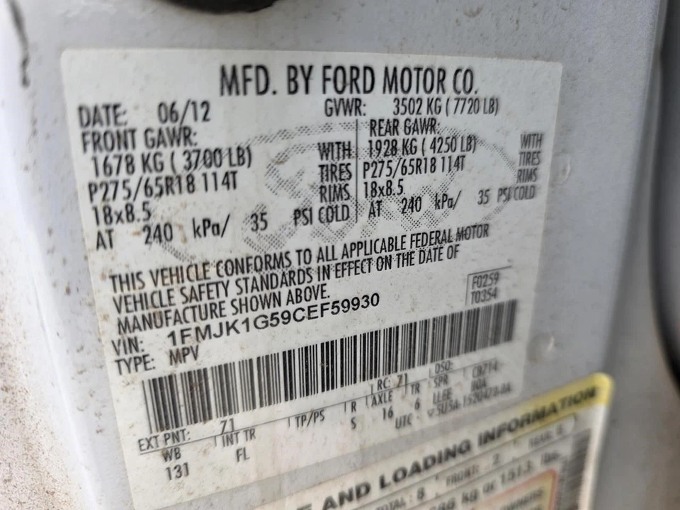 Módulo de control electrónico ECM del motor ID CL1A-DH compatible con 12-14 EXPEDITION 30764271 Foto 4 de 4