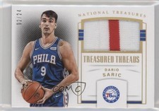 2017-18 Panini National Treasures Treasured Threads Prime 2/24 Dario Saric 4k8