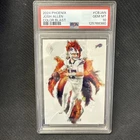 JOSH ALLEN - 2024 PANINI PHOENIX - COLOR BLAST SSP - PSA 10 GEM MINT - BILLS