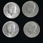 1976 Kennedy Half Dollar 50C Denver Mint Lot of 4 Coins