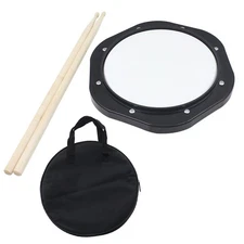 Silent Drum Pad Lightweight Plastic Drum Pad Practice Drum For Drum Learnin GFEI