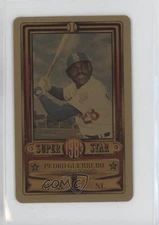 1983 Perma-Graphics/Topps Credit Cards Gold Pedro Guerrero #150-SSN8305 0w6