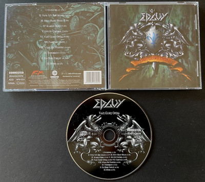 EDGUY Vain Glory Opera cd HELLOWEEN Hammerfall IRON MAIDEN Stratovarius ANGRA