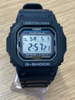 CASIO G-SHOCK G-5600E robuste Solar Digitaluhr Farbe Schwarz