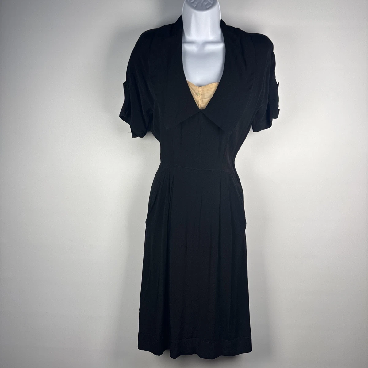 evening wear dresses melbourne Red 1950s Off Shoulder Fur Button Velvet Dress main image 0