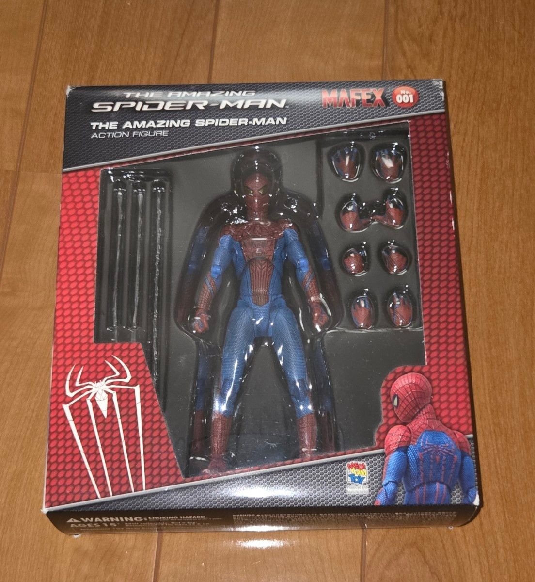 MAFEX アメージング・スパイダーマン No.001 レビュー】 メディコム・トイ マフェックス No.001 アメイジング