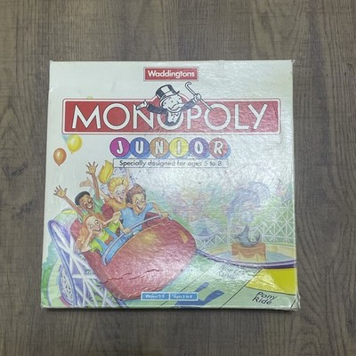 Waddingtons Junior Monopoly 1996 komplett 2-4 Spieler Alter 5-8