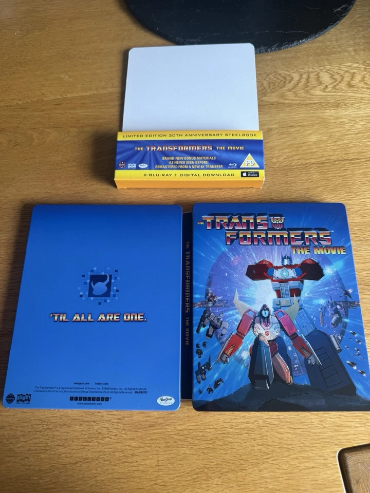 Transformers - The Movie (Animated) 2 Disc Blu-Ray Steelbook 30th Anniversary - Image 2 of 3