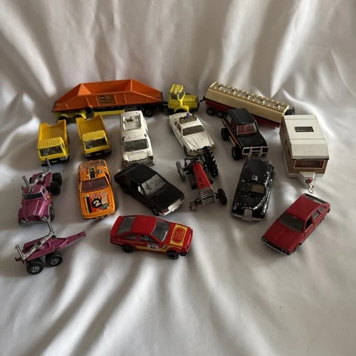 Corgi Matchbox Job Lot Diecast Cars, Vintage Vehicles, Bundle