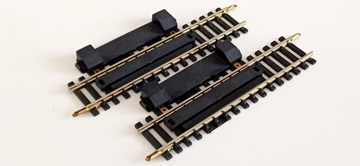 Lot De 22 Rails Courbes N°870 JOUEF (385 Mm) - Occasion, Pour Réseau De Train Miniature