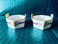 Two Nippon Salt Cellars