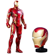 Iron Man Armor Helmet Wearable 1:1 Ornament DIY Manual White Model Props Suit