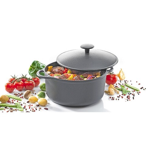 Fleischtopf RUSTICA Ø 20 cm mit Deckel, Gusseisen, induktionsfähig, 2,5 Liter... - Bild 2 von 3