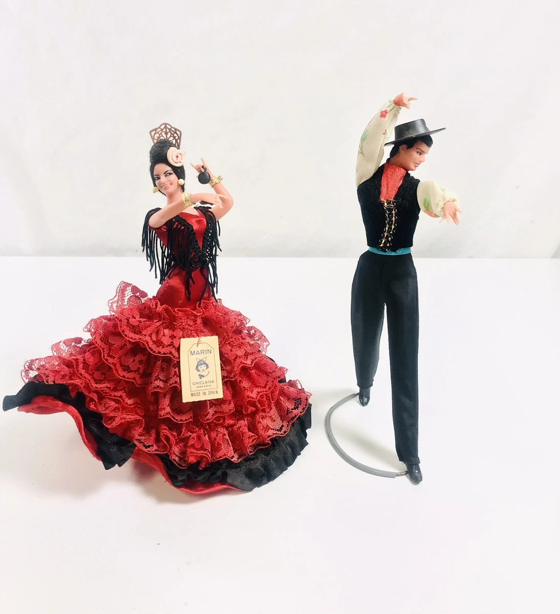 Vintage flamenco cheap dancer doll