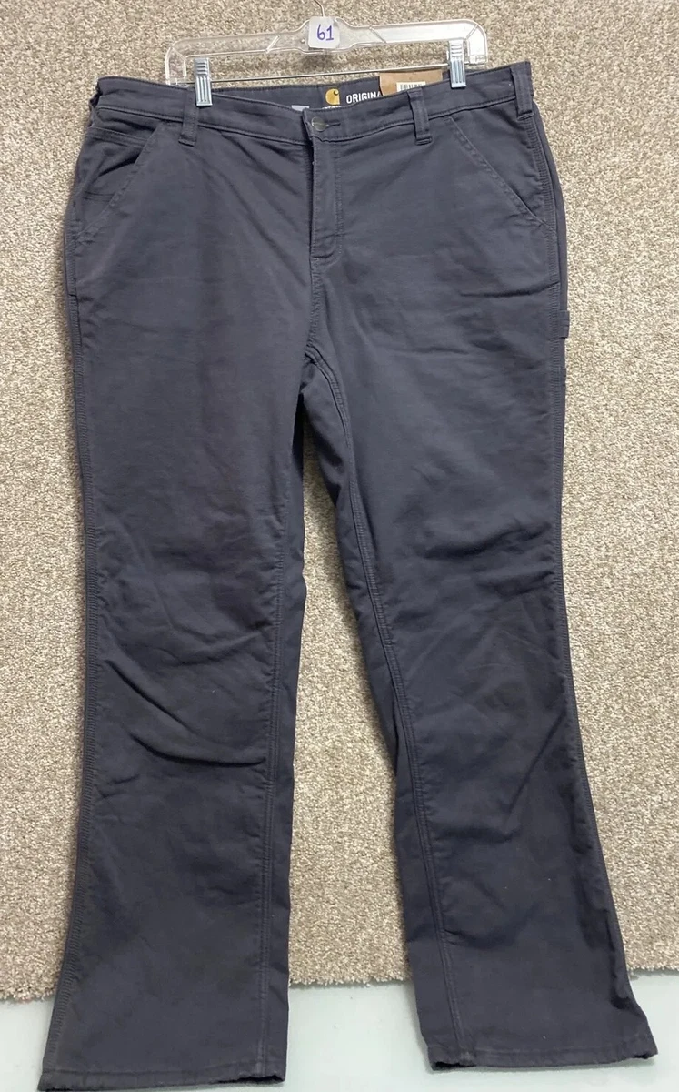 Carhartt Women's Original Fit Fleece Lined Crawford Pants | Size 16 |  102213 011