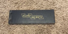 Vintage Money Receipt Book 1933 Calendar Date