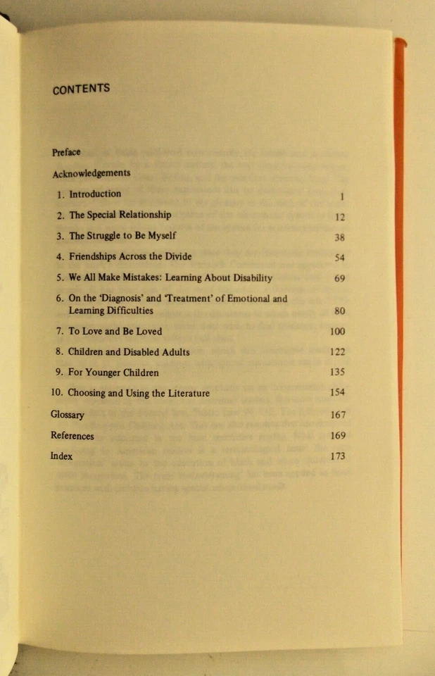 Disability in Modern Children's Fiction by John Quicke 1985 Croom Helm hardback - Image 3 of 4