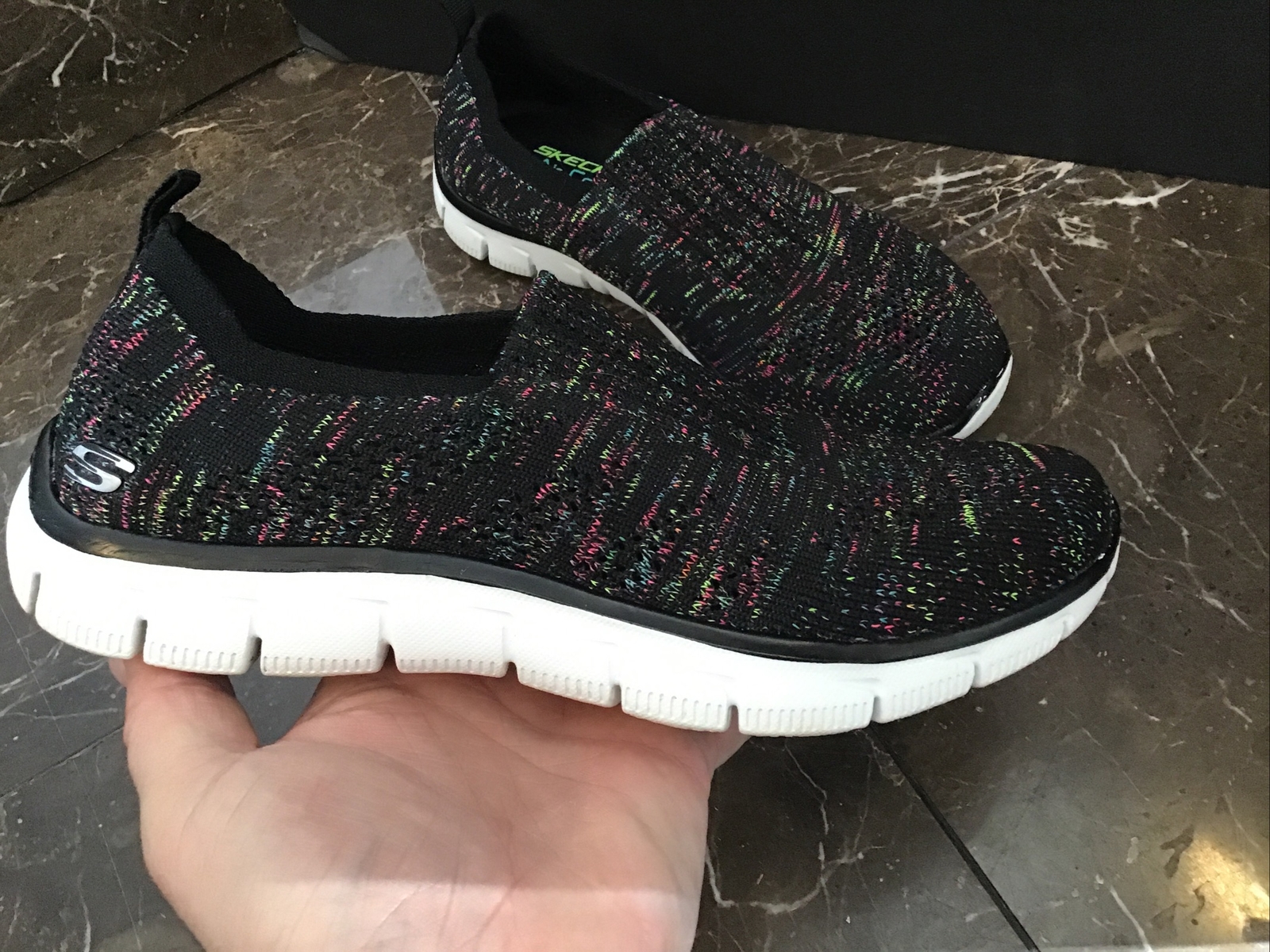 skechers burst air cooled memory foam