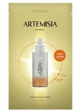Missha Time Revolution Artemisia Ampoule mask 27g 5pcs Skin Balancing Moisture 