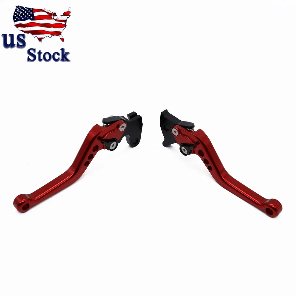 Palancas de embrague de freno de mano cortas CNC rojas para Honda GROM/MSX125 Z125 MONKEY 18-24 Foto 2 de 4