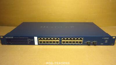 NETGEAR GS724T Prosafe Smart Switch 24x Gigabit 10/100/1000 Mbps RJ-45 + 2x SFP 