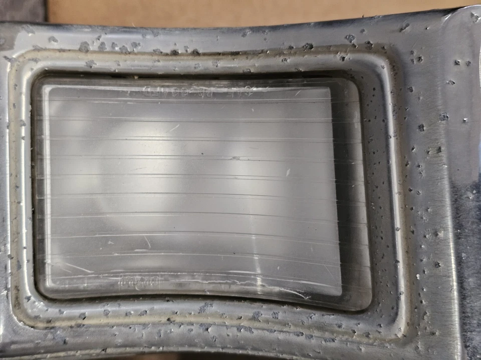 1966 Ford Galaxie 500 XL Front Grille Assembly Double Marker Lights - Image 4 of 4