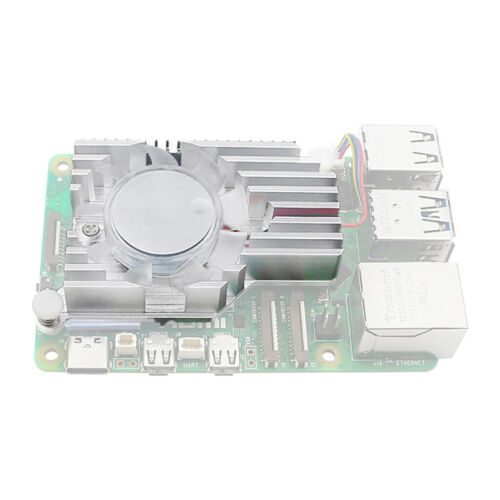 Radiateurs de refroidissement en aluminium dissipateur thermique pour carte Raspberry pi 5B avec ventilateur PWM - Photo 1/5