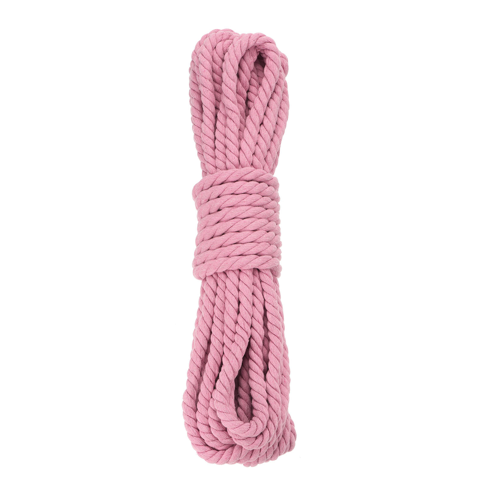 0.5 Inch 50 Feet Macrame Cord, Cotton Cord Rope String - Pink